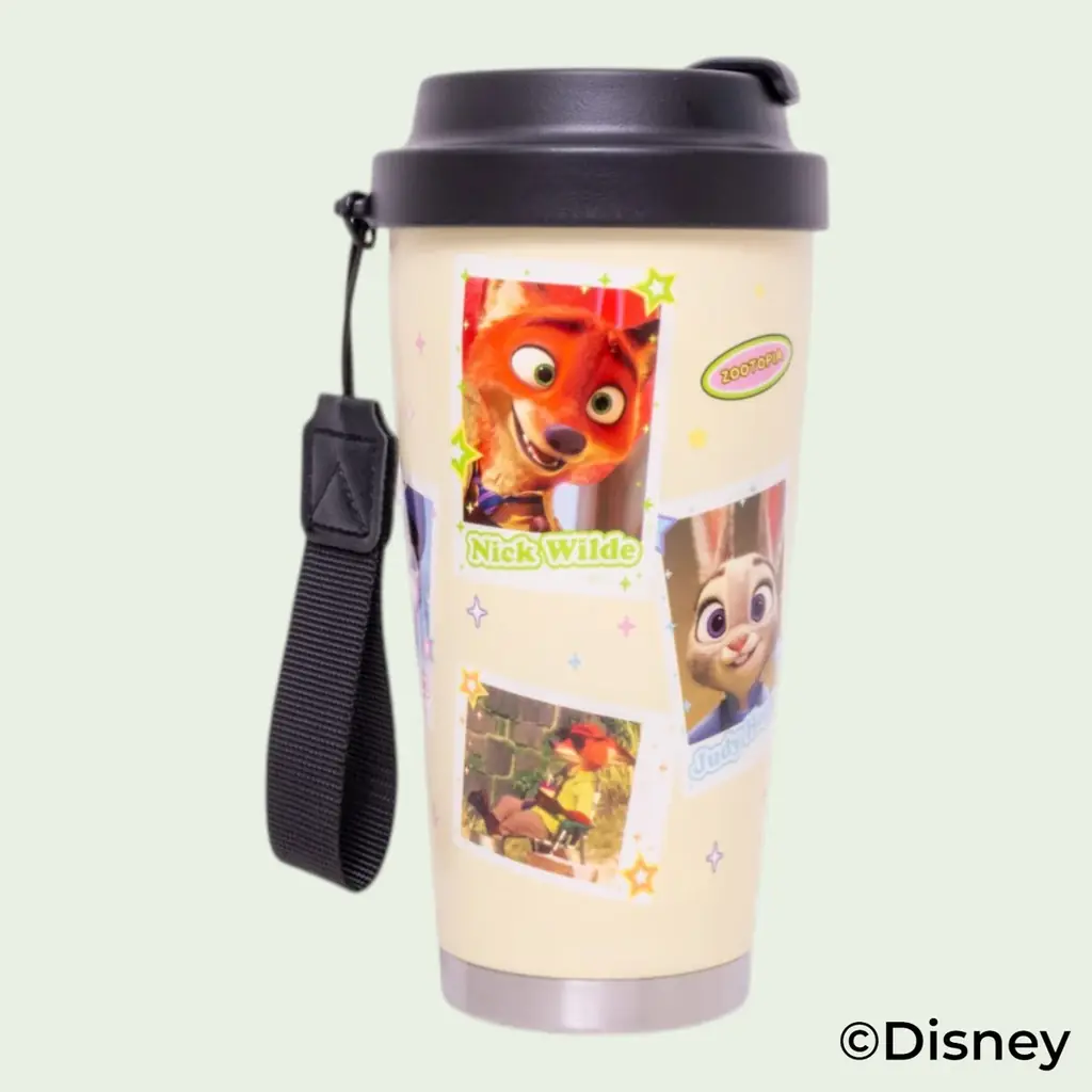 【ディズニー ズートピア】思い出のシーンを持ち歩く！便利なストラップ付きイージータンブラーがスケーターから登場 画像 3