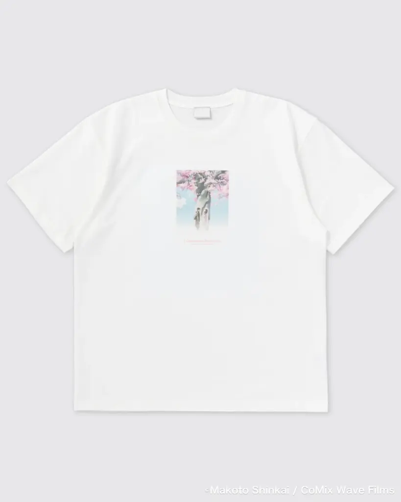 【3/27受注開始】新海誠監督作品『秒速5センチメートル』リバイバル上映記念・限定Tシャツ販売決定！ 画像 2