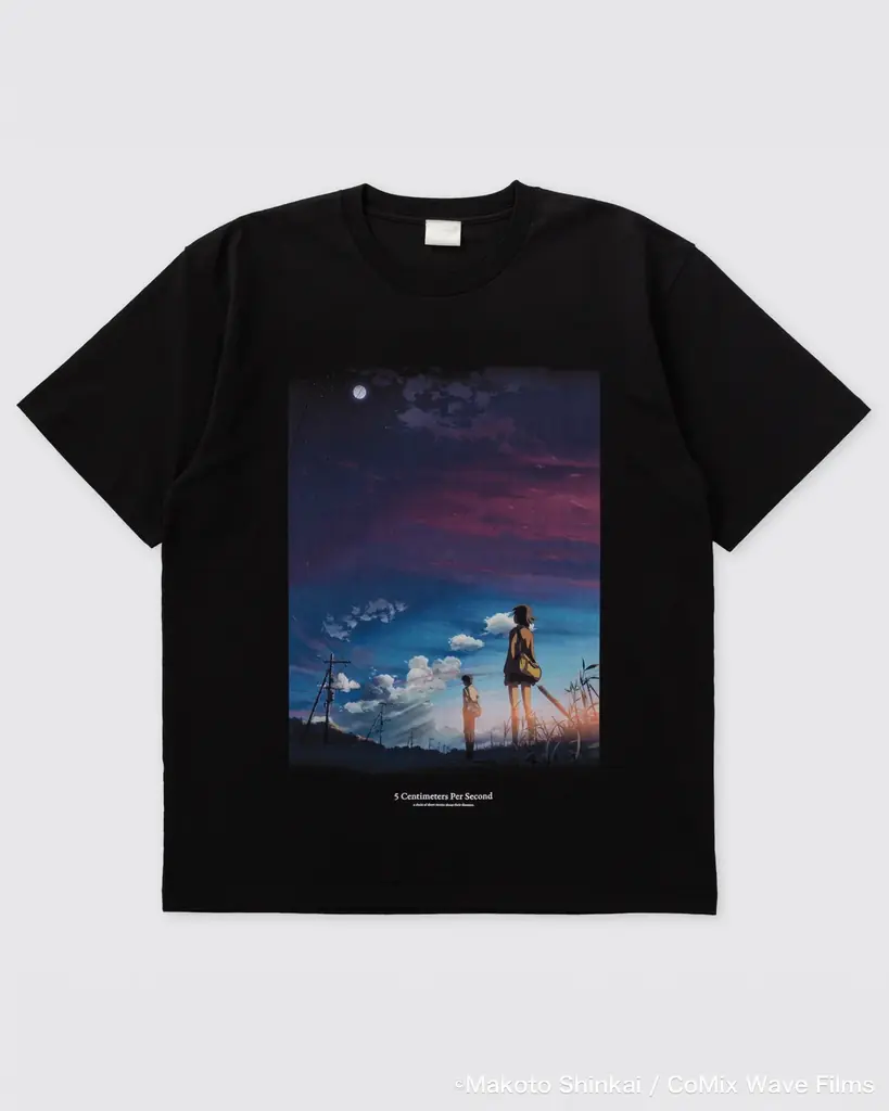 【3/27受注開始】新海誠監督作品『秒速5センチメートル』リバイバル上映記念・限定Tシャツ販売決定！ 画像 5
