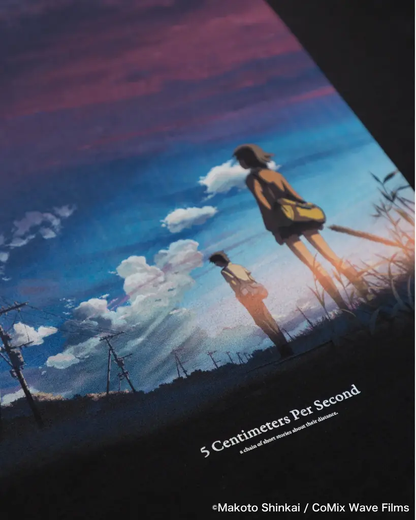 【3/27受注開始】新海誠監督作品『秒速5センチメートル』リバイバル上映記念・限定Tシャツ販売決定！ 画像 6