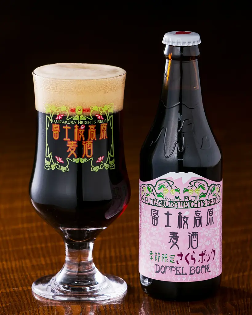 【富士桜高原麦酒】桜の開花時期に合わせて今年も登場！春限定クラフトビール「さくらボック」3/27販売開始!! 画像 3