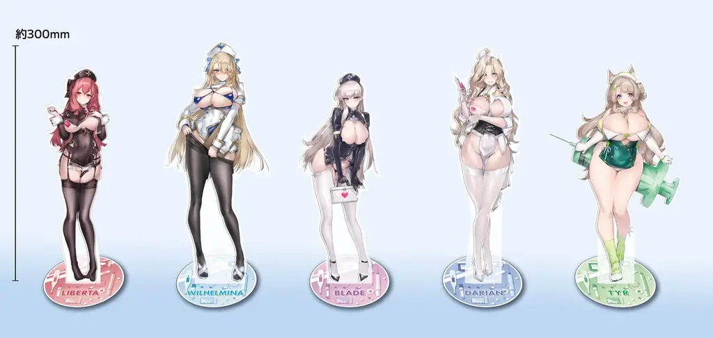 『ブラウンダスト2』描き下ろしナースVer.のグッズが勢ぞろい！ 明日28日からPOP UP SHOP開催！ 画像 2