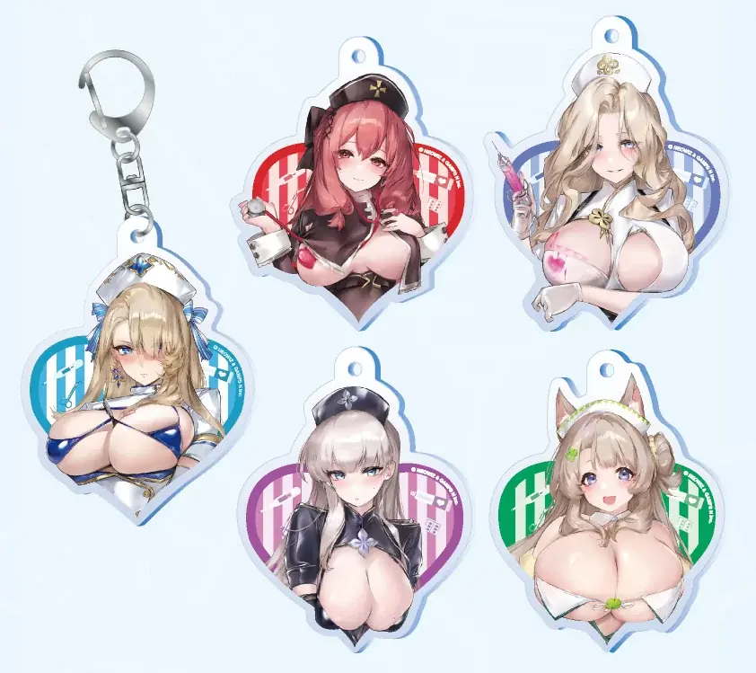 『ブラウンダスト2』描き下ろしナースVer.のグッズが勢ぞろい！ 明日28日からPOP UP SHOP開催！ 画像 3