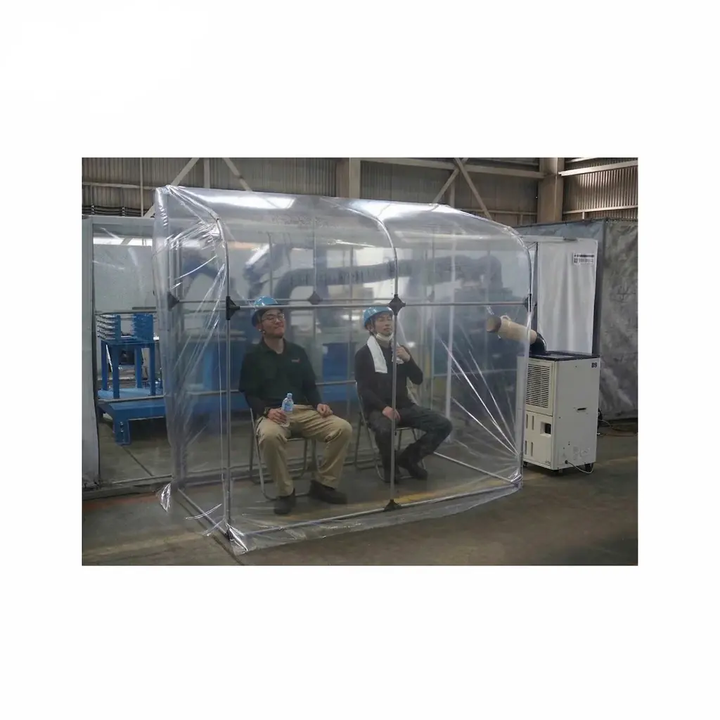 今年は早めの熱中症対策を！組み立てできるクールダウンスペース！（冷えルーム™︎シリーズ/スポットクーラースペース/ウォーム＆クーラースペース）南榮工業株式会社 画像 4