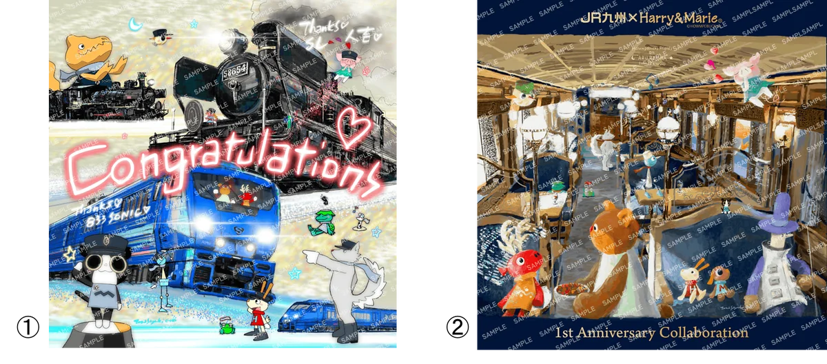 九州初開催！　博多駅に「Harry&Marie」がやってくる！　コラボ１周年記念イベント開催決定！ 画像 9