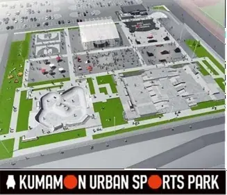 敷地面積約1万5000平方メートルの西日本最大級の施設「くまモンアーバンスポーツパーク」4月11日グランドオープン 画像 3