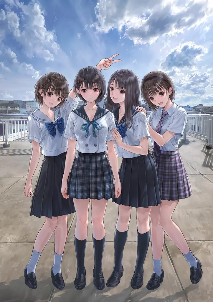 「BLUE REFLECTION Quartet」4作収録版がゲーマーズで予約開始