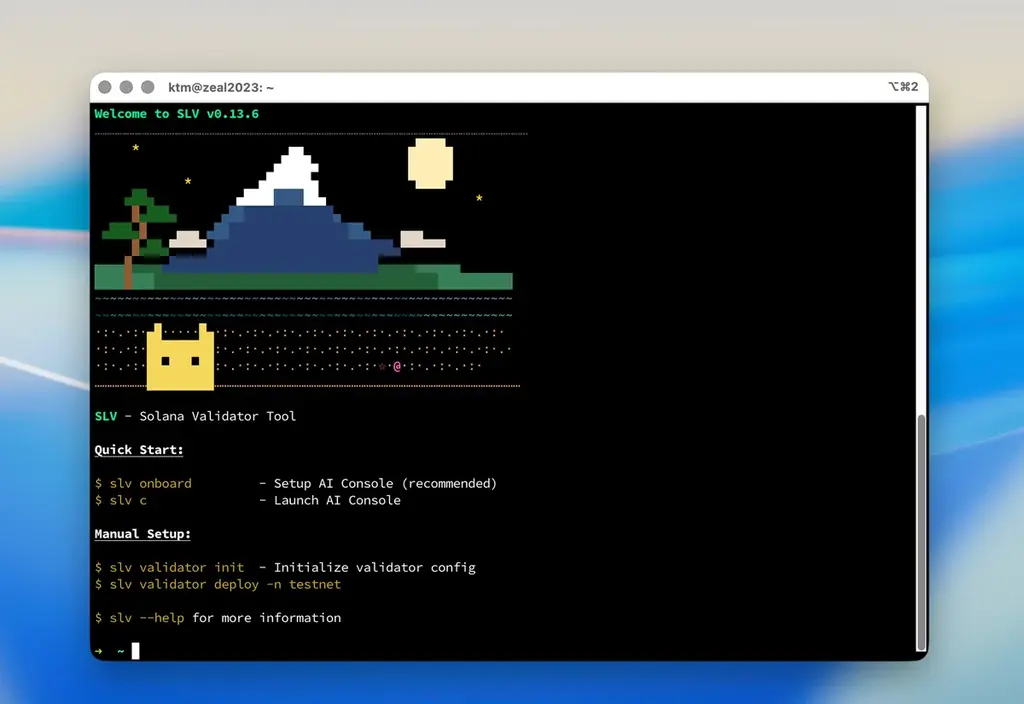 SLV v0.13 リリース ― CLI を覚える時代は終わり、Solana 開発は AI エージェントとの対話に 画像 2