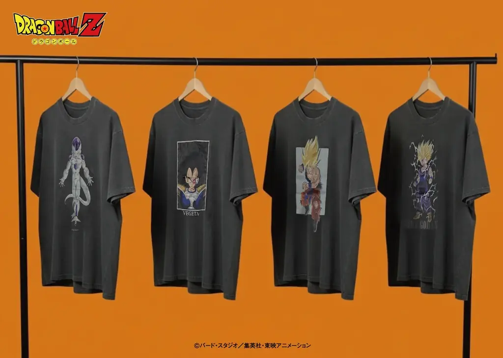 E-COMEGROUPより、『ドラゴンボールZ』キャラクターがデザインされたピグメントTシャツが登場！ 画像 2