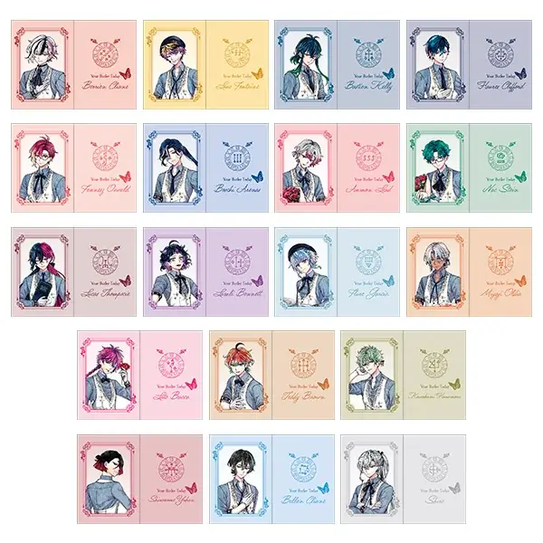 執事たちがカフェ店員に！　『悪魔執事と黒い猫』より、新規撮り下ろしビジュアルを使用した新商品が7月2日発売!!　アニメイトでは同日より、特典「リザーブスタンド風カード」がもらえるフェアも実施♪ 画像 8