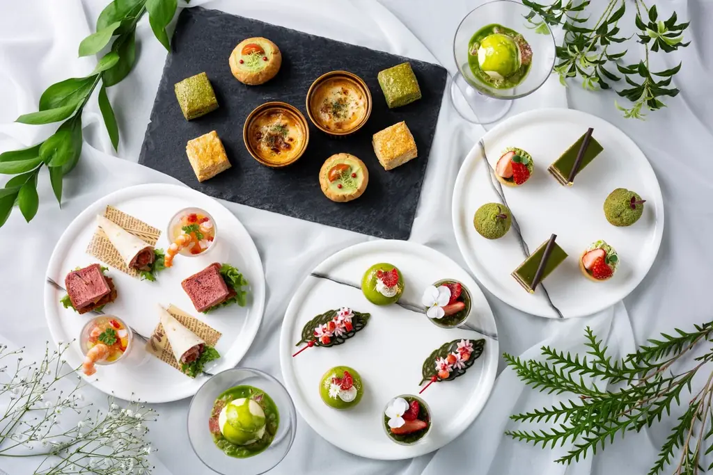 【グランドプリンスホテル新高輪】京都の老舗茶舗『福寿園』の抹茶と甘酸っぱいベリーが織りなす「抹茶とベリーのアフタヌーンティー」を初夏に開催 画像 3