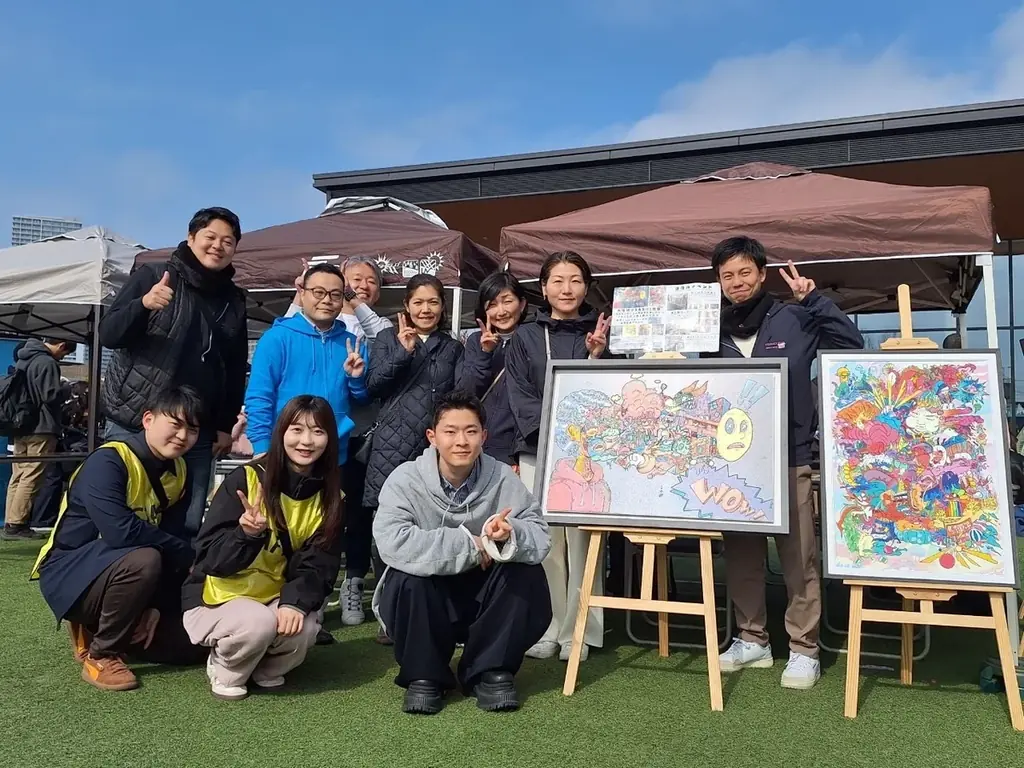 大阪・高槻市の大人気イベント“グルメピクニックフェス”にアーティストMUSASHIブースが登場 画像 3