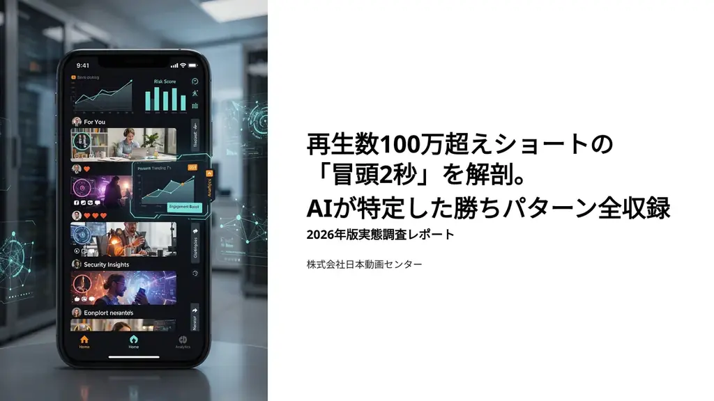 冒頭0.5秒が決め手｜100万再生ショートの勝ちパターン