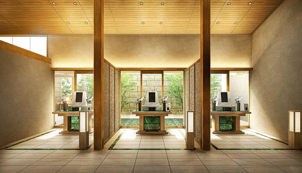 仙台市中心部に一番新しい室内納骨堂が誕生！「杜のおまいりテラス　仙台五橋　常念寺納骨堂」 画像 1