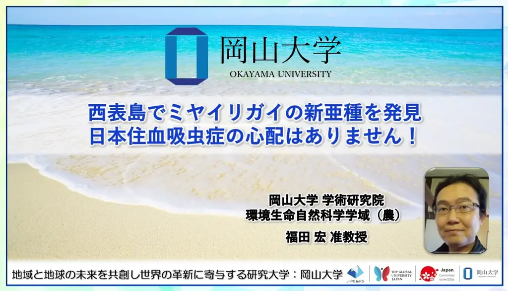 【岡山大学】西表島でミヤイリガイの新亜種を発見　日本住血吸虫症の心配はありません！ 画像 1
