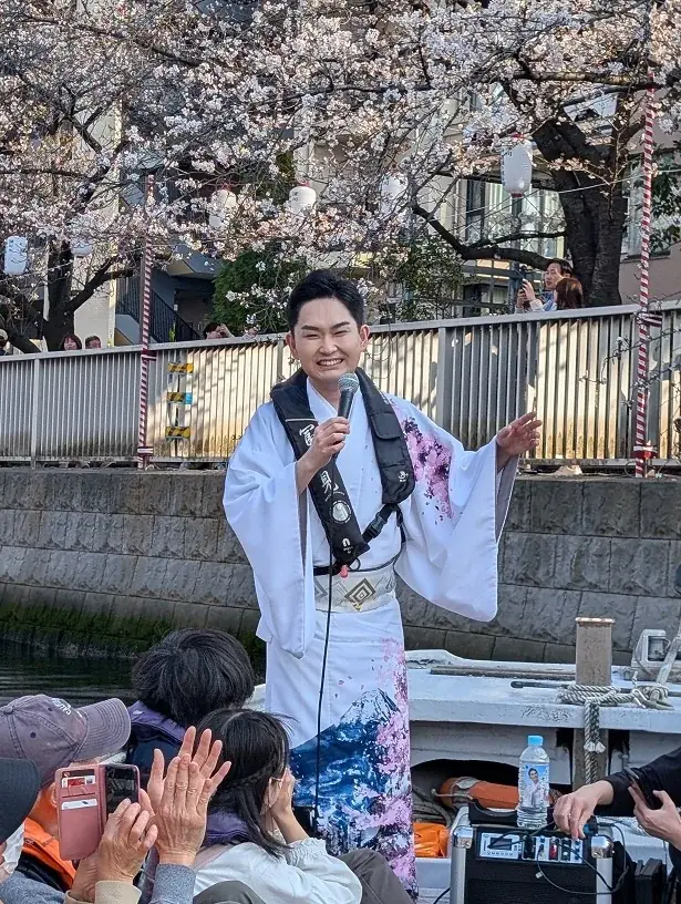 彩青「門前仲町の恋ざくら」発売記念大横川クルーズイベント 画像 1