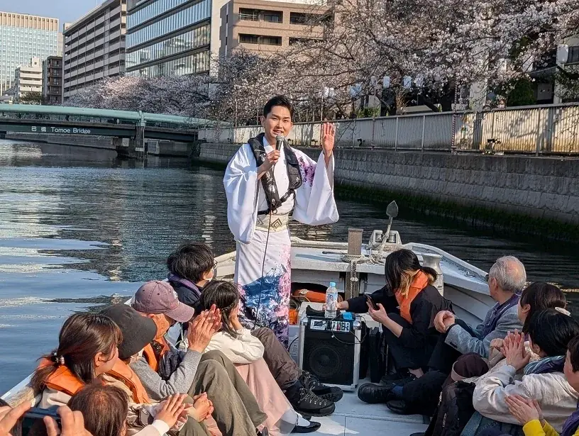 彩青「門前仲町の恋ざくら」発売記念大横川クルーズイベント 画像 2