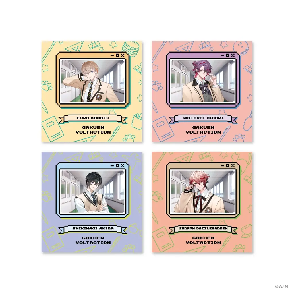 にじさんじから「学園ゔぉるたくしょん」グッズが登場！2026年4月3日(金)18時から販売開始！ 画像 10