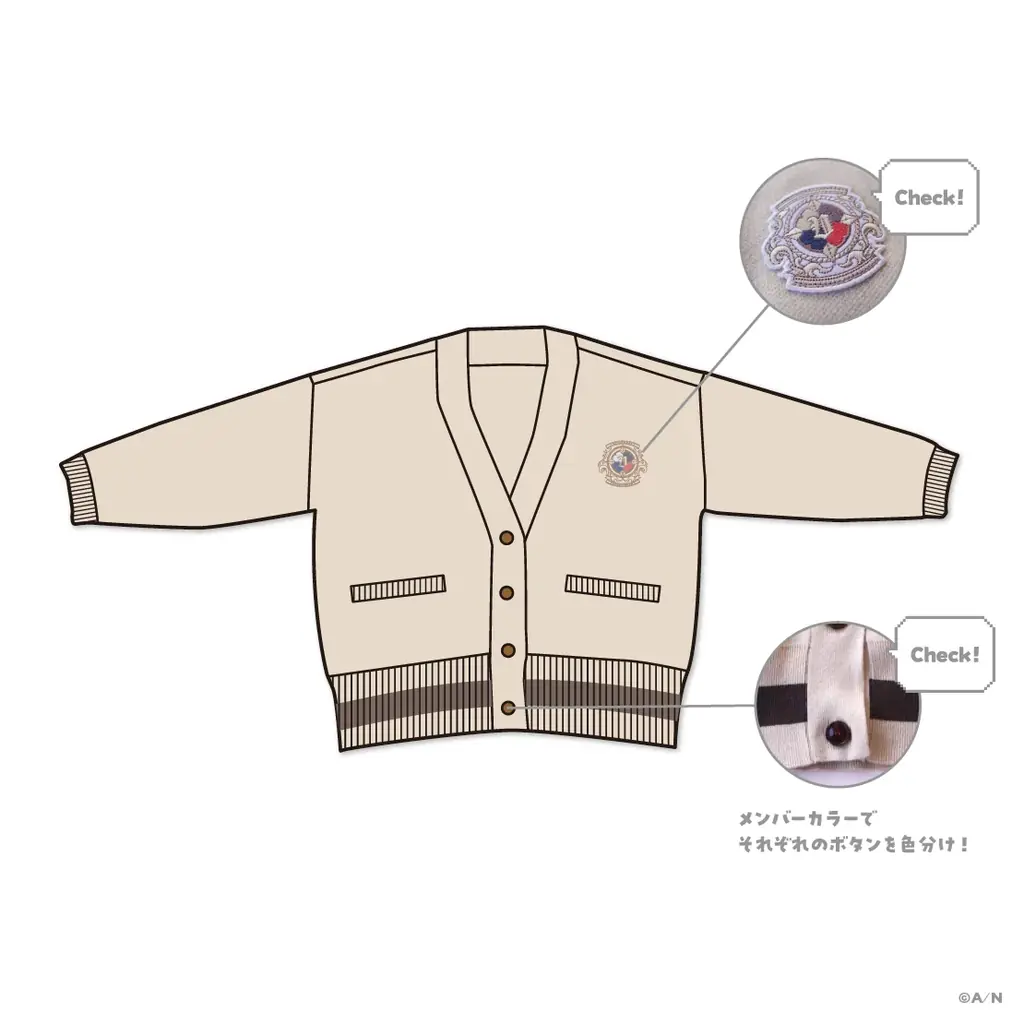 にじさんじから「学園ゔぉるたくしょん」グッズが登場！2026年4月3日(金)18時から販売開始！ 画像 14