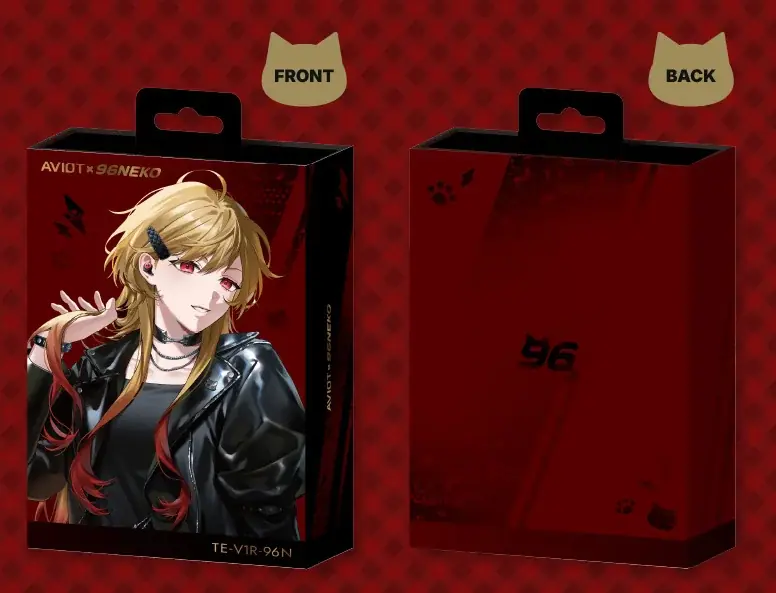 【AVIOT】AVIOT ×『96猫』コラボ完全ワイヤレスイヤホンが発売決定！本日3月30日(月)より予約開始 画像 4
