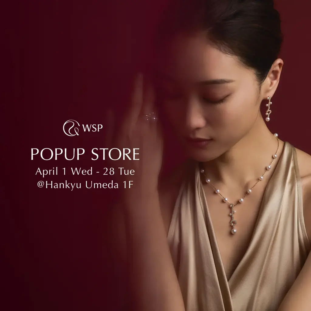 【WSP・Pearl for Life・MARLENA】阪急うめだ本店にてPOPUPストアが期間限定オープン（4/1～4/28) 画像 1