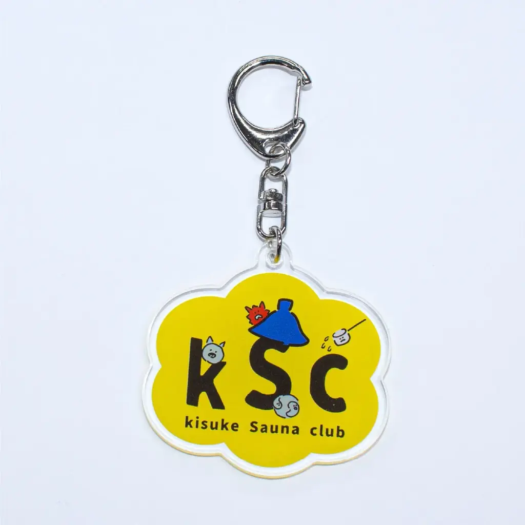 サウナランキング全国1位の喜助の湯オリジナルサウナブランド「kSc（kisuke Sauna club）」のオリジナルアクリルキーホルダーに待望の第3弾が登場！ 画像 3