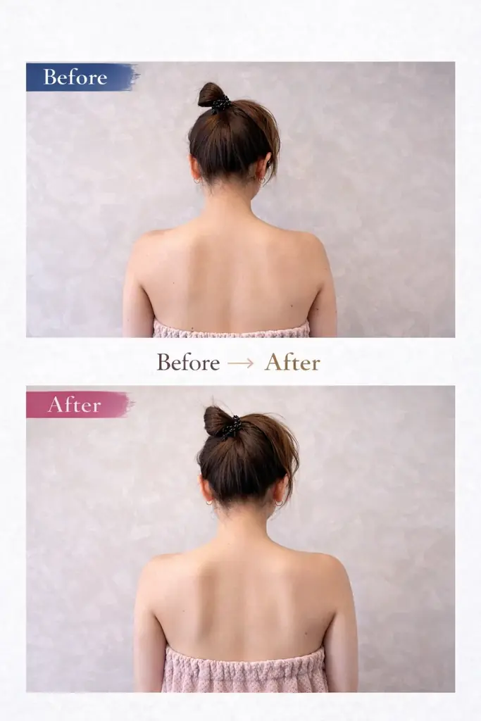 【大賞受賞】“姿勢で変わるドレス姿” ブライダル特化整体×エステをCYANが開始！天使の羽コース！ 画像 3