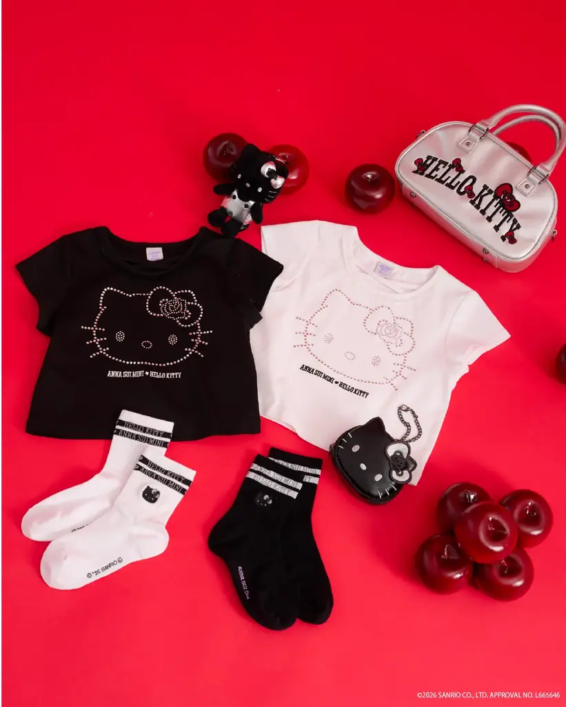 ANNA SUI miniらしく変身したオリジナルのハローキティがウェアやグッズになって登場！ 画像 4