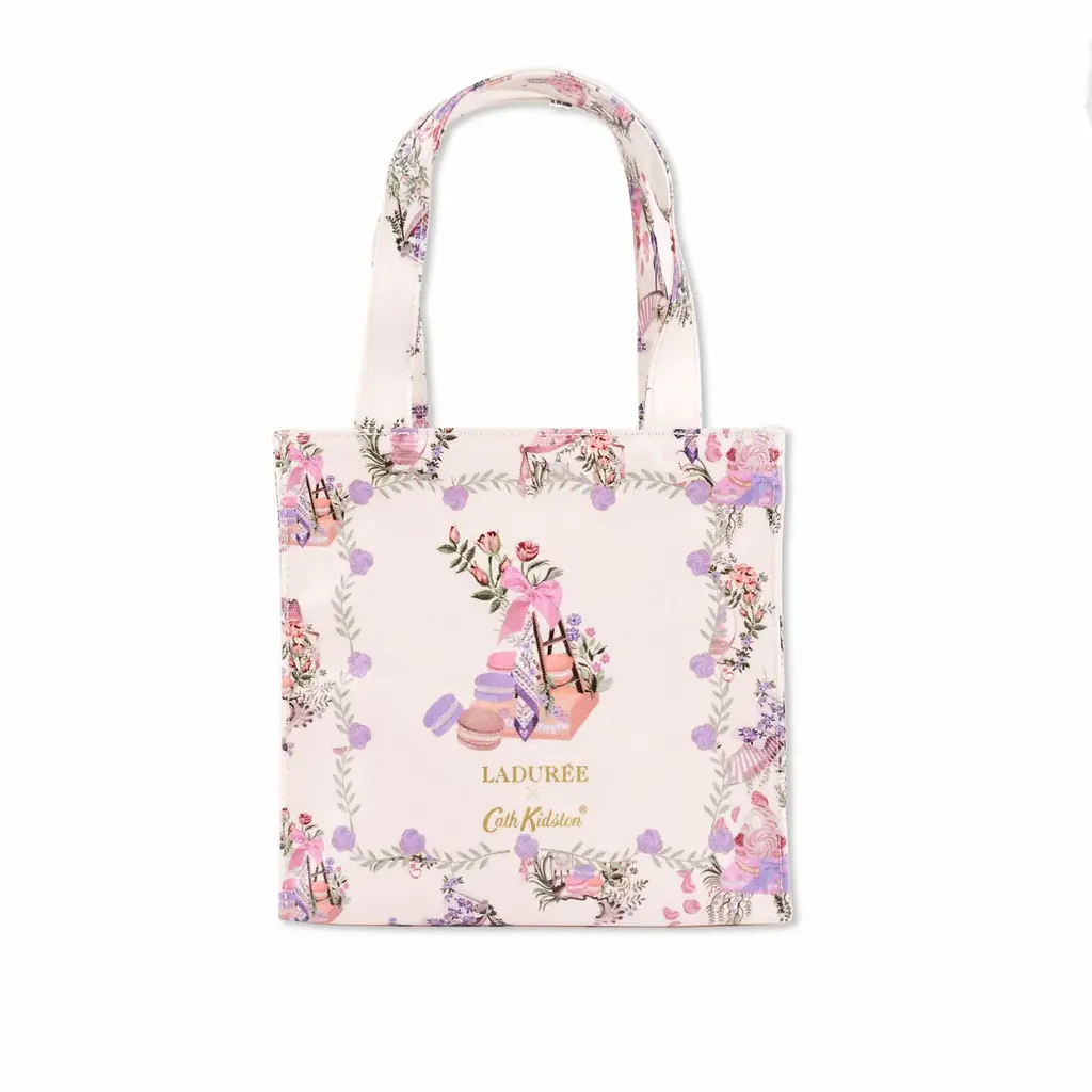 【LADURÉE × Cath Kidston】マカロン発祥の老舗パティスリー「LADURÉE（ラデュレ）」とコラボレート。ブックバッグなど4月3日（金）より予約販売開始！ 画像 7