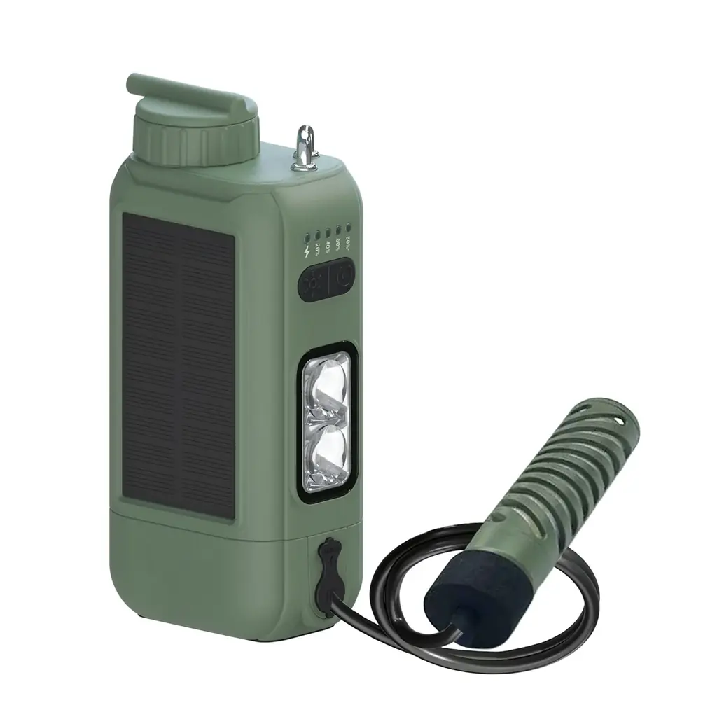 【春のアウトドアグッズ／先着100台限定3,000円OFF】川の水も安心して飲める水へ！AhlstromDisruptor® フィルター搭載「ポータブル電動浄水器」新発売！いざという時の防災グッズにも 画像 7