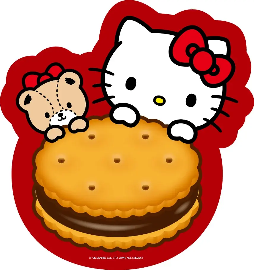 ハローキティ好き集まれ～！リッツが夢のコラボレーション！「リッツ ハローキティ ファミリーパック チョコサンド 7袋入」 画像 4