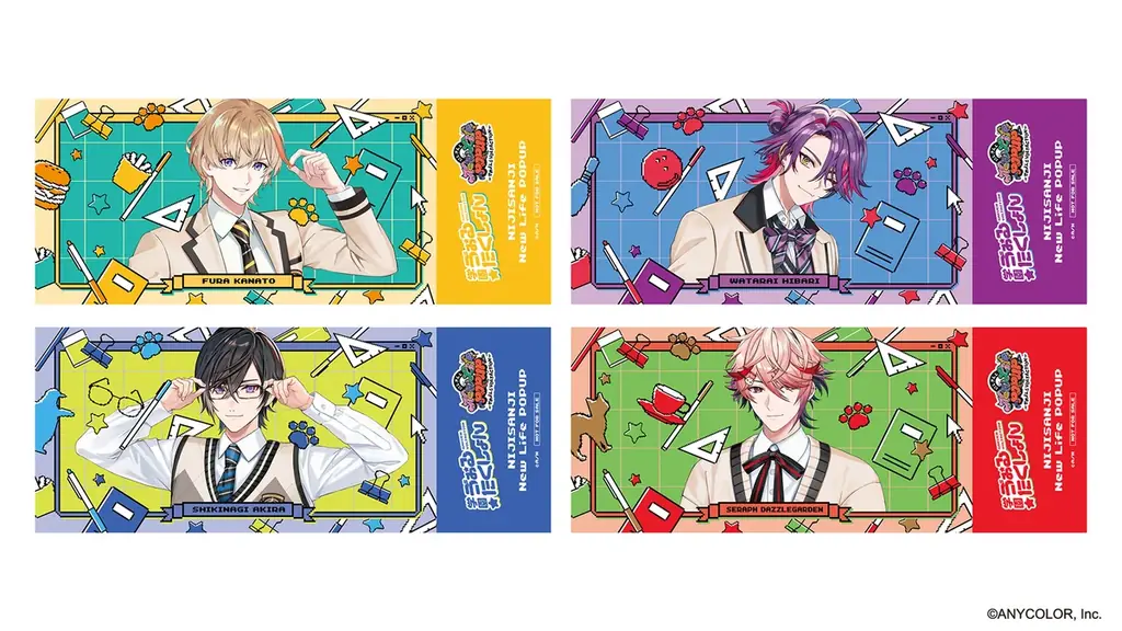 2026年4月7日(火)から西武渋谷店にてポップアップストア「にじさんじ New Life POPUP ～せめよん＆VOLTACTION～」開催！ 画像 6