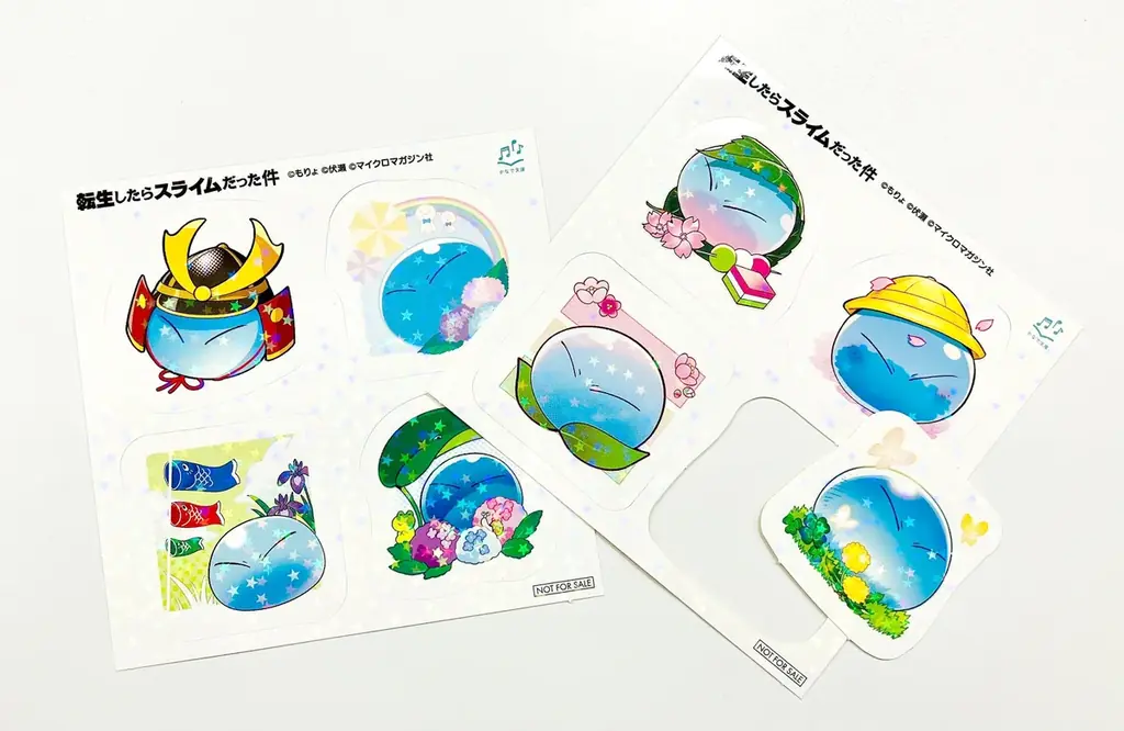 『転生したらスライムだった件』第4期アニメ放送開始記念！ホログラムステッカーシートがもらえる「かなで文庫フェア」が、4月3日(金)開始！ 画像 2