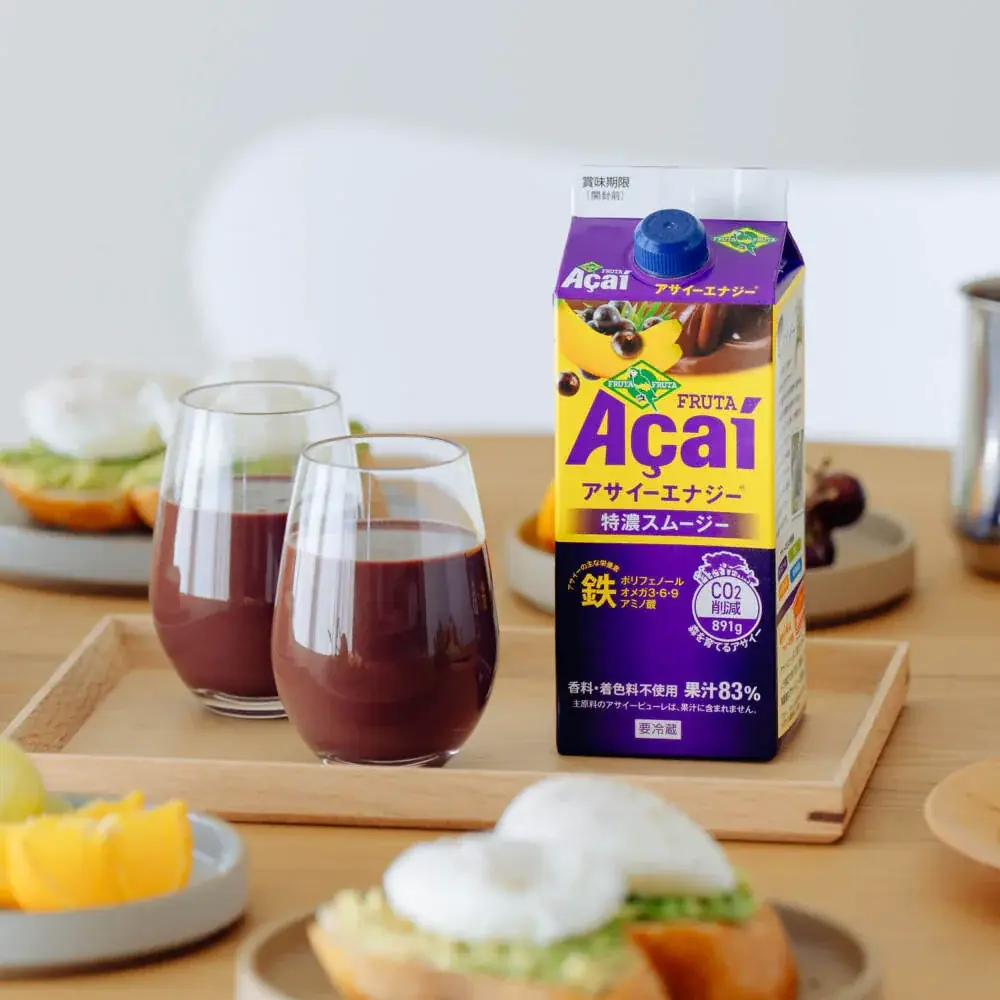 フルッタフルッタ株主優待サイト「アサイー エナジー」他ドリンク商品の販売をスタート 画像 1