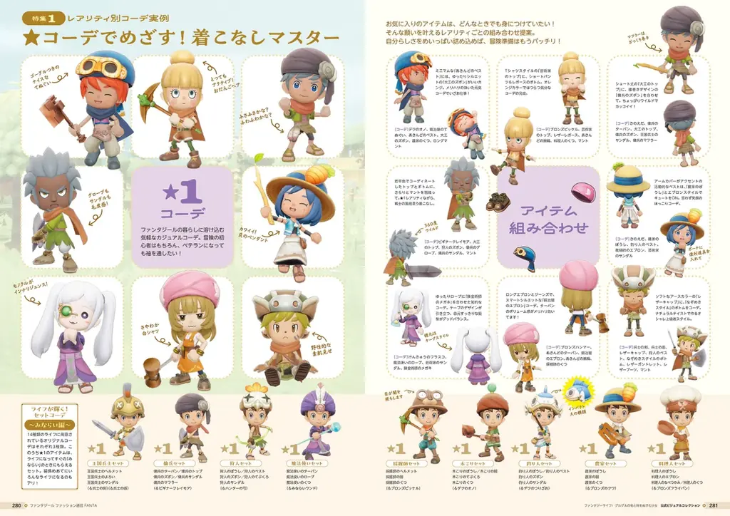 『ファンタジーライフｉ』のイラストや設定資料が満載の公式アートブックが本日3月31日発売！ 画像 4