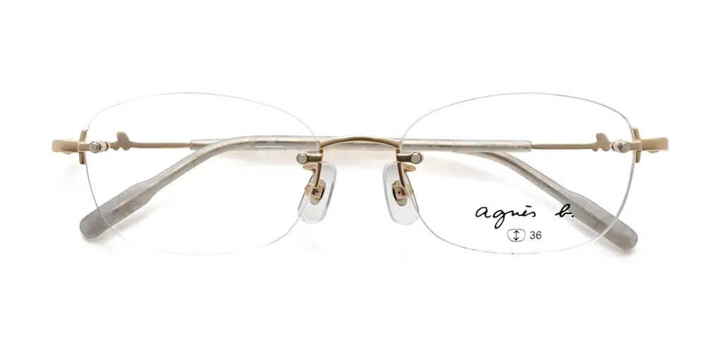 50周年を迎えた『agnès b.（アニエスベー）』のメガネ。リムレスモデルを含む5型15種類が登場 画像 13