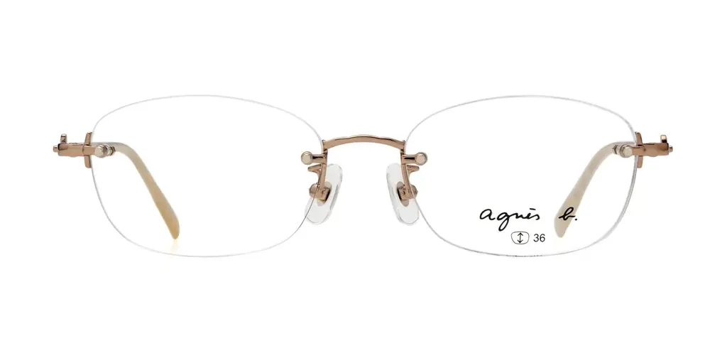 50周年を迎えた『agnès b.（アニエスベー）』のメガネ。リムレスモデルを含む5型15種類が登場 画像 2