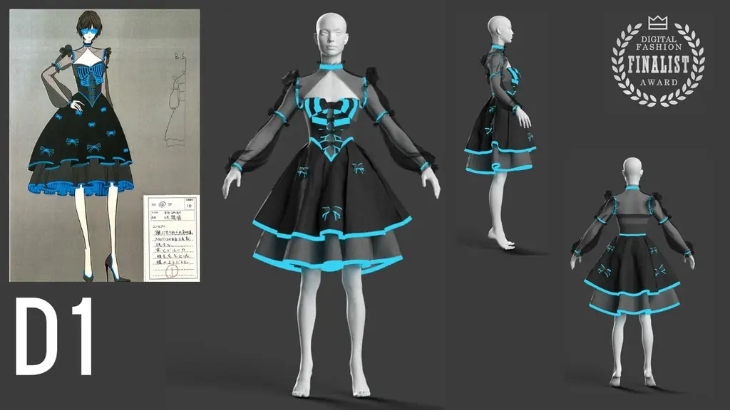 GARDEと東京モード学園が産学連携 学生デザインを「フォートナイト」に実装 「DIGITAL FASHION AWARD」最優秀作品を発表 画像 4