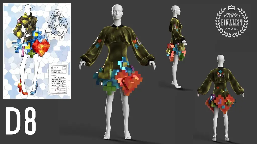 GARDEと東京モード学園が産学連携 学生デザインを「フォートナイト」に実装 「DIGITAL FASHION AWARD」最優秀作品を発表 画像 5