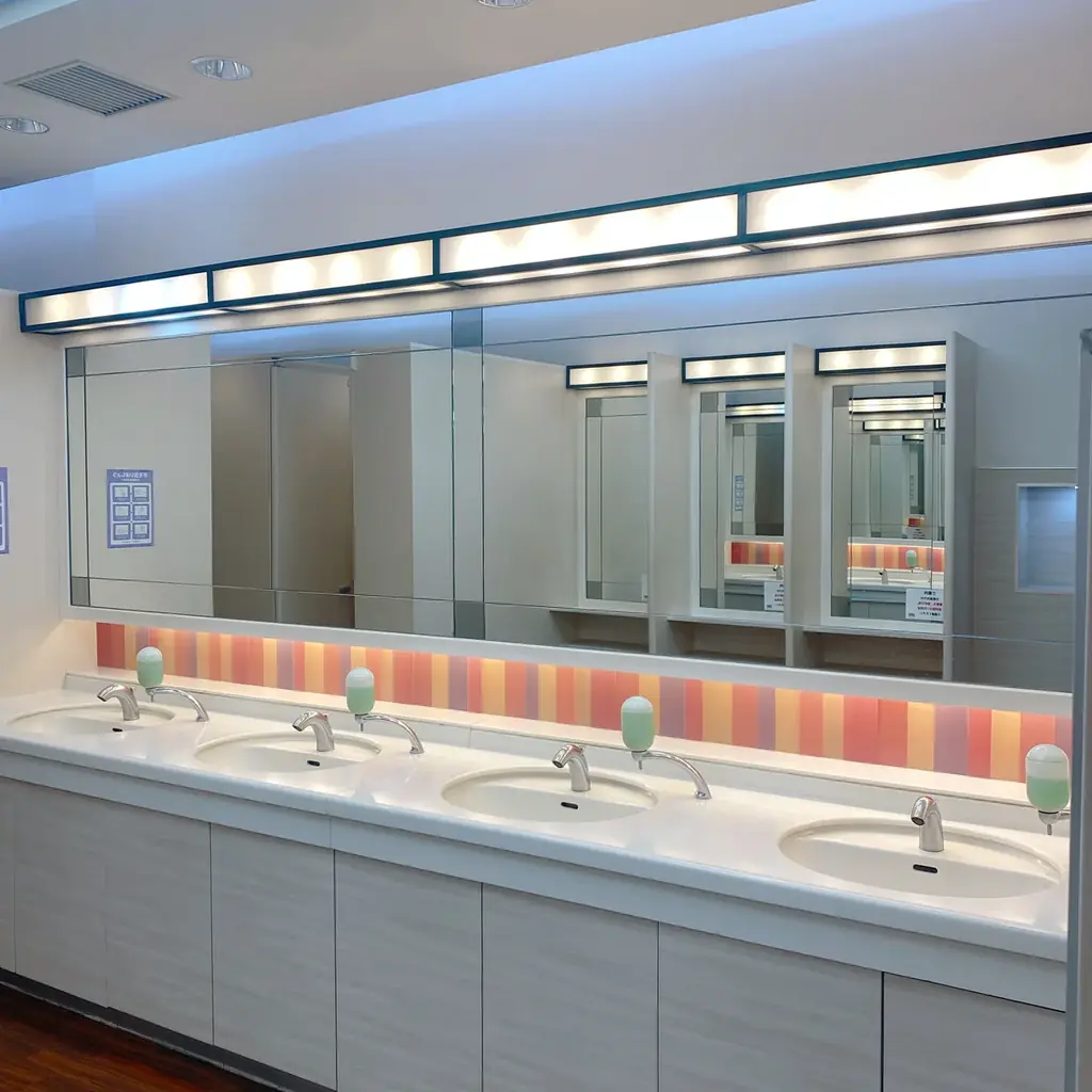 新百合丘オーパ、お客さまの「愛用コスメ」を館内装飾へ　廃棄コスメを建材にアップサイクルし施工 画像 1