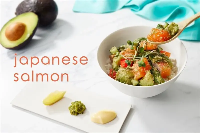 安曇野サーモン丼発売