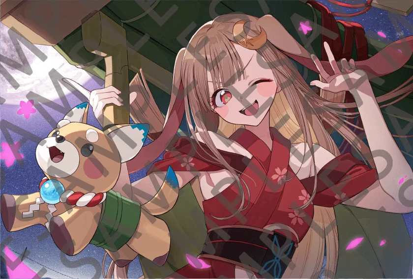 大ヒット上映中『超かぐや姫！』入場者特典第4弾「歌ってみた」イラストポストカード配布決定！ウェルカムアナウンス第2週目はかぐやと彩葉が担当！ 画像 2