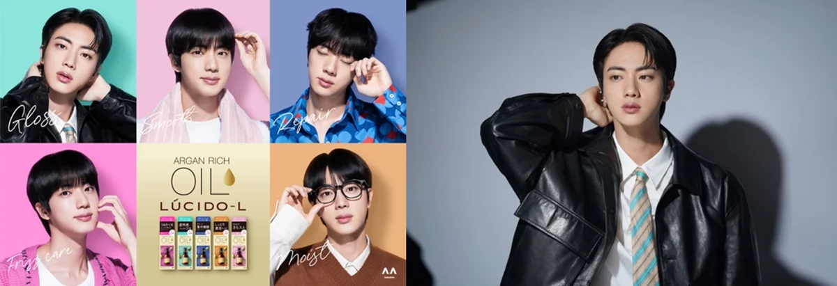 BTS・Jin出演　ルシードエル新CM公開　選べるツヤ髪