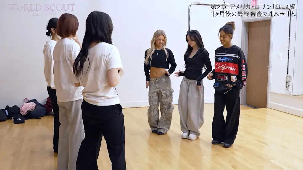 【ABEMA】波乱だらけのアメリカ編が開幕！ILLIT・IROHA、過酷な練習の日々を振り返る「泣いて過呼吸になりそうにながら…」 ｜『WORLD SCOUT: THE FINAL PIECE』#6 画像 7
