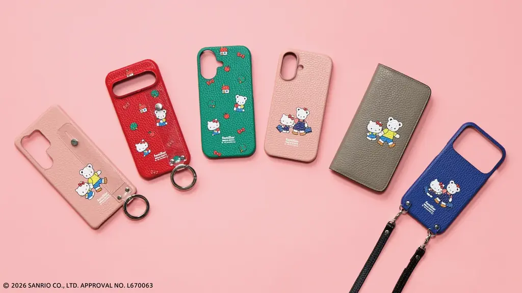 ハローキティがファミちゃんのお誕生日をお祝い！ ハローキティ×familiar初のコラボが実現 オリジナル生地を使用したデニムバッグなど全21型がラインナップ 画像 12