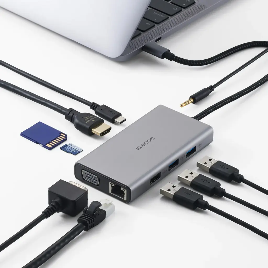 【エイプリルフール】もう足りないとは言わせない。エレコムが創業40周年を記念して、エレコム史上最大（※1）の40ポート搭載のドッキングステーションを新発売 画像 2