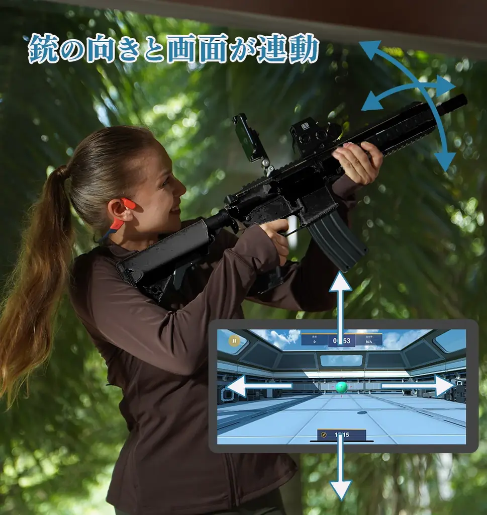 リアルガンによるシューティングゲームを一般販売開始 画像 5