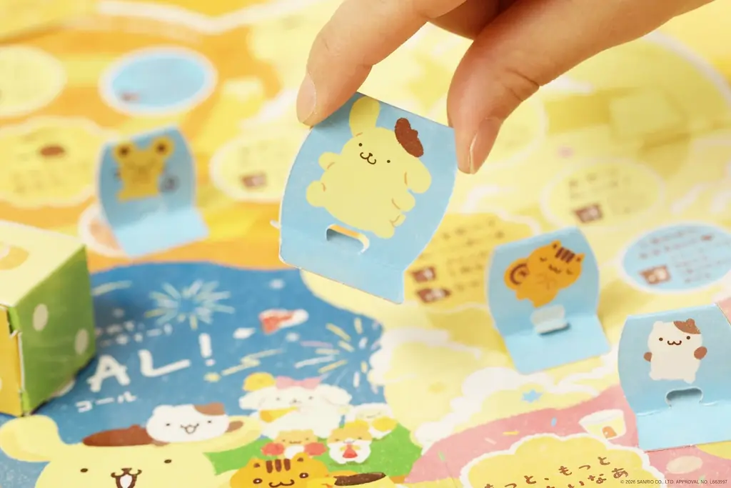 【デビュー30周年をお祝い！】「パステル」×「ポムポムプリン」の人気コラボから、遊べる“すごろくゲーム”パッケージのシフォンケーキを新発売！ふわふわ食感＆まろやかなプリンを楽しめる新作コラボスイーツ！ 画像 2