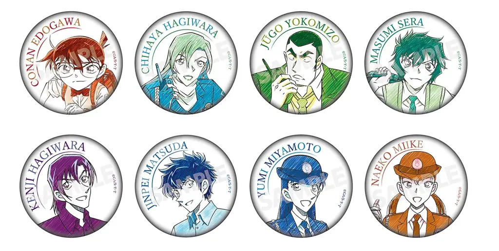 【名探偵コナン】水彩鉛筆の繊細なタッチが美しいペンシルアートシリーズより、缶バッジコレクションVol.8、アクリルスタンドコレクションVol.10など6アイテムの発売が決定！本日よりご予約受付開始！ 画像 3