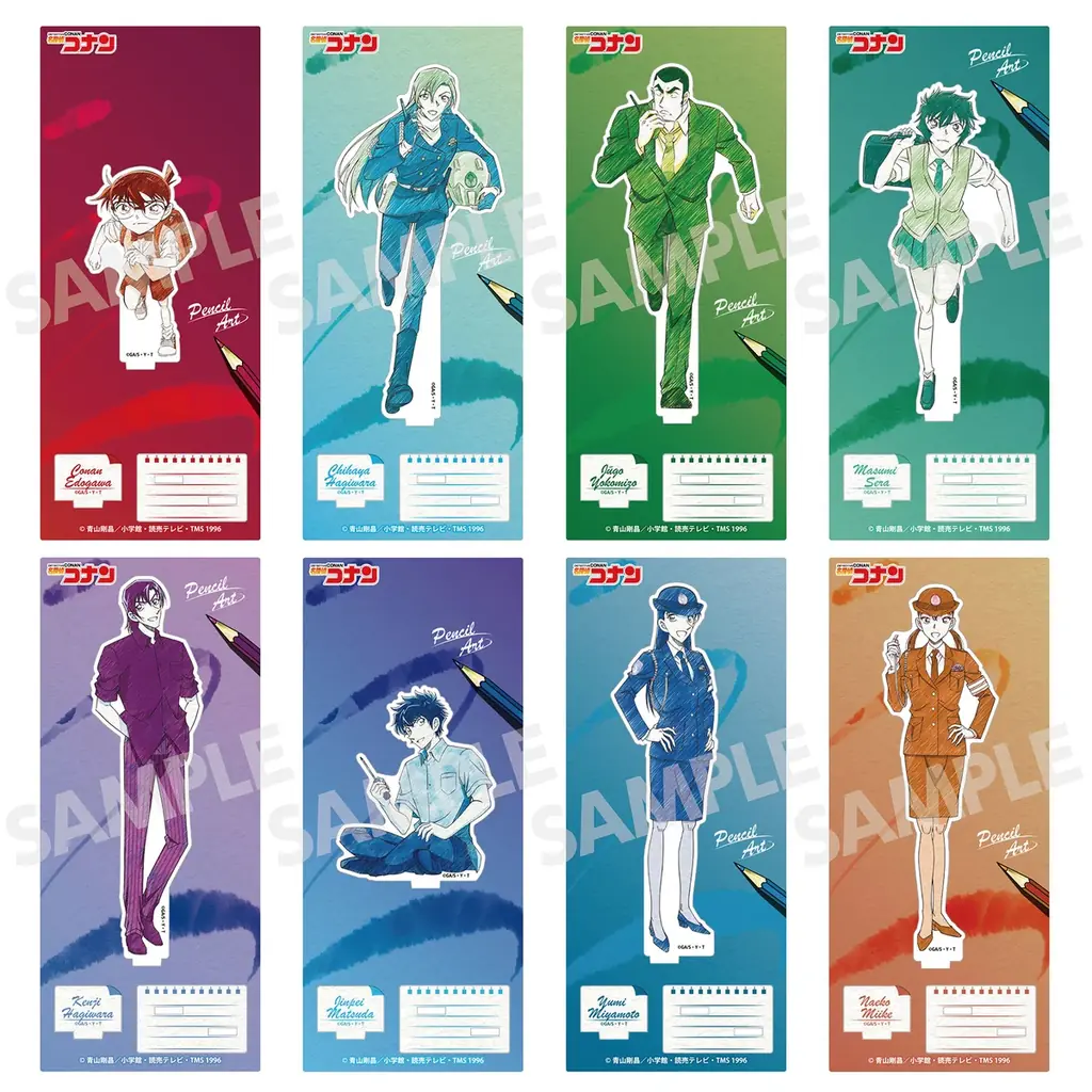 【名探偵コナン】水彩鉛筆の繊細なタッチが美しいペンシルアートシリーズより、缶バッジコレクションVol.8、アクリルスタンドコレクションVol.10など6アイテムの発売が決定！本日よりご予約受付開始！ 画像 5